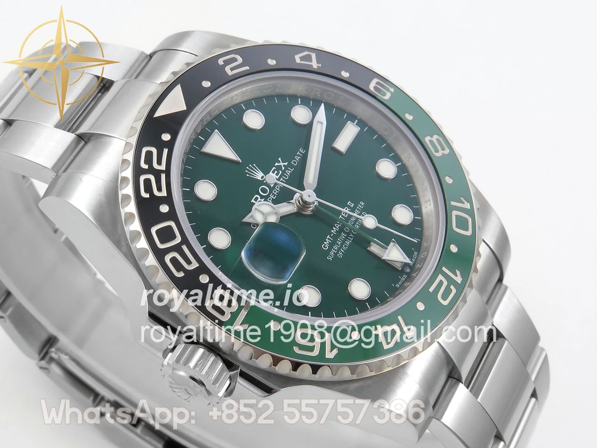 Rolex GMT-Master II 126729 VTNR 904L Steel SCF Green Dial on Oyster Bracelet SH3285 CHS - Image 6