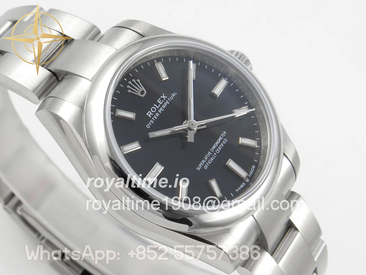 Rolex Oyster Perpetual 31mm 277200 DIWF Black Dial on SS Bracelet A2232 - Image 6