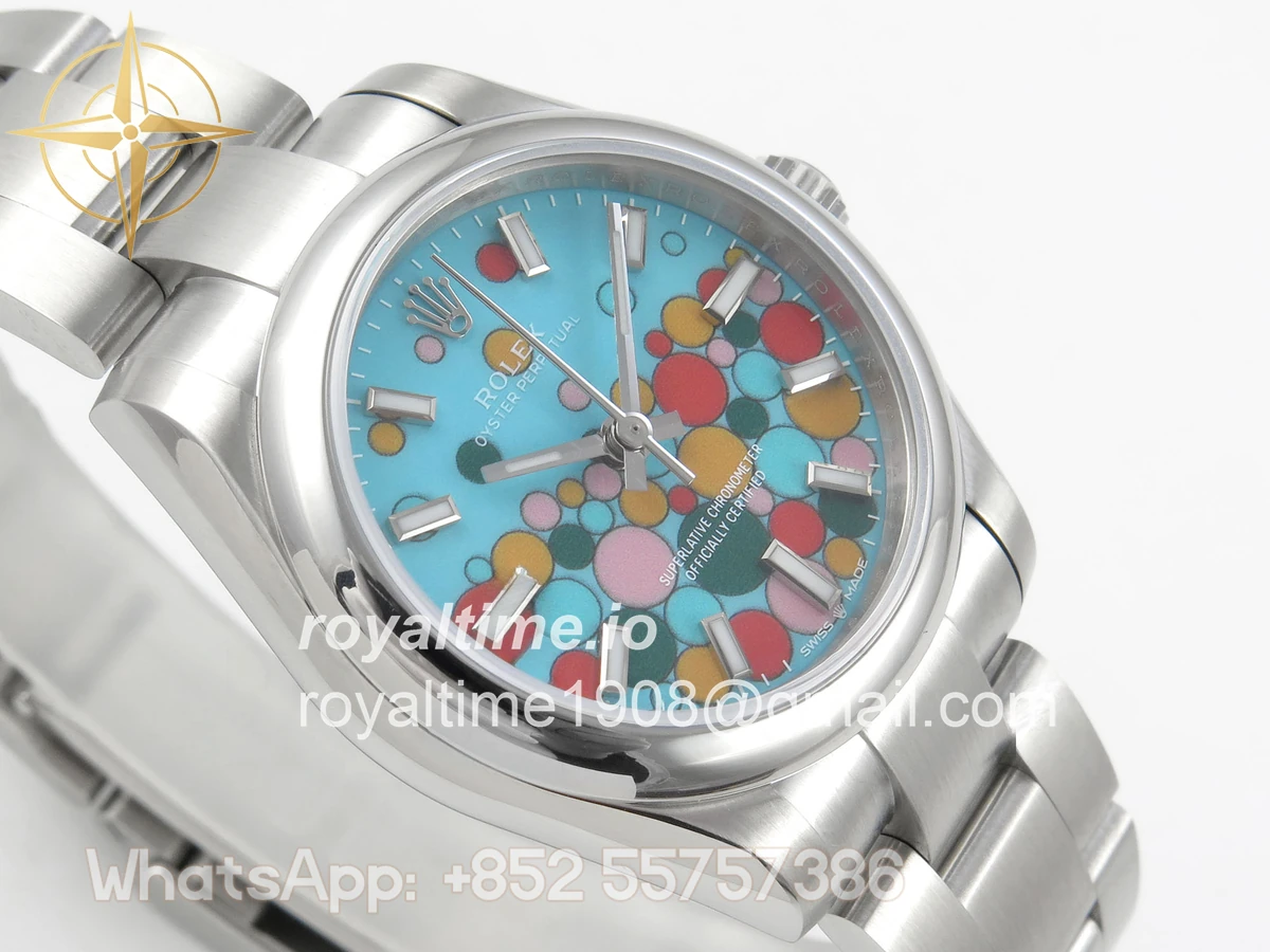 Rolex Oyster Perpetual 31mm 277200 DIWF Celebration Dial on SS Bracelet A2232 - Image 6