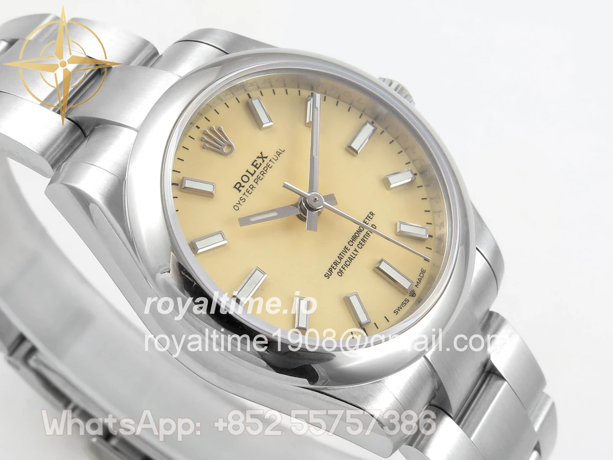 Rolex Oyster Perpetual 31mm 277200 DIWF Cream Dial on SS Bracelet A2232 - Image 6