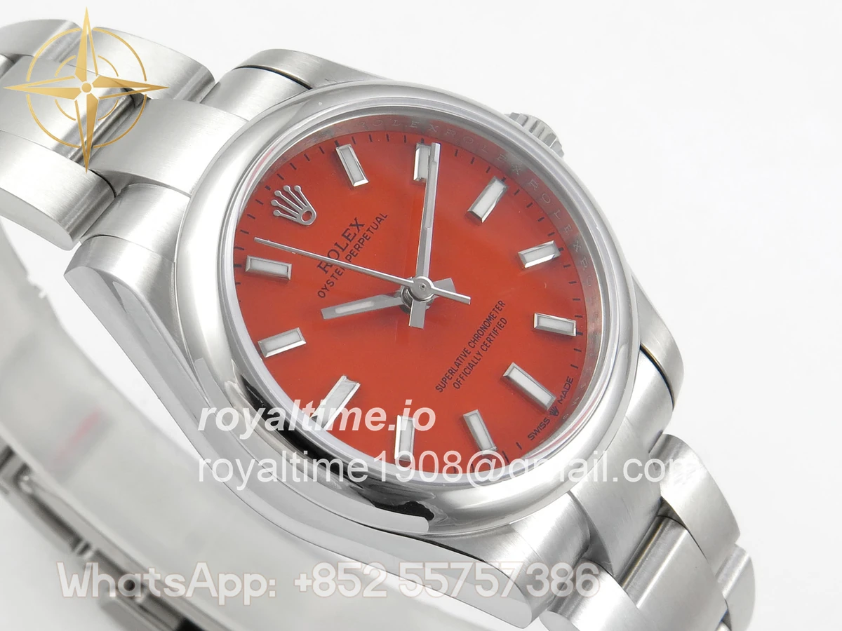 Rolex Oyster Perpetual 31mm 277200 DIWF Orange Dial on SS Bracelet A2232 - Image 6
