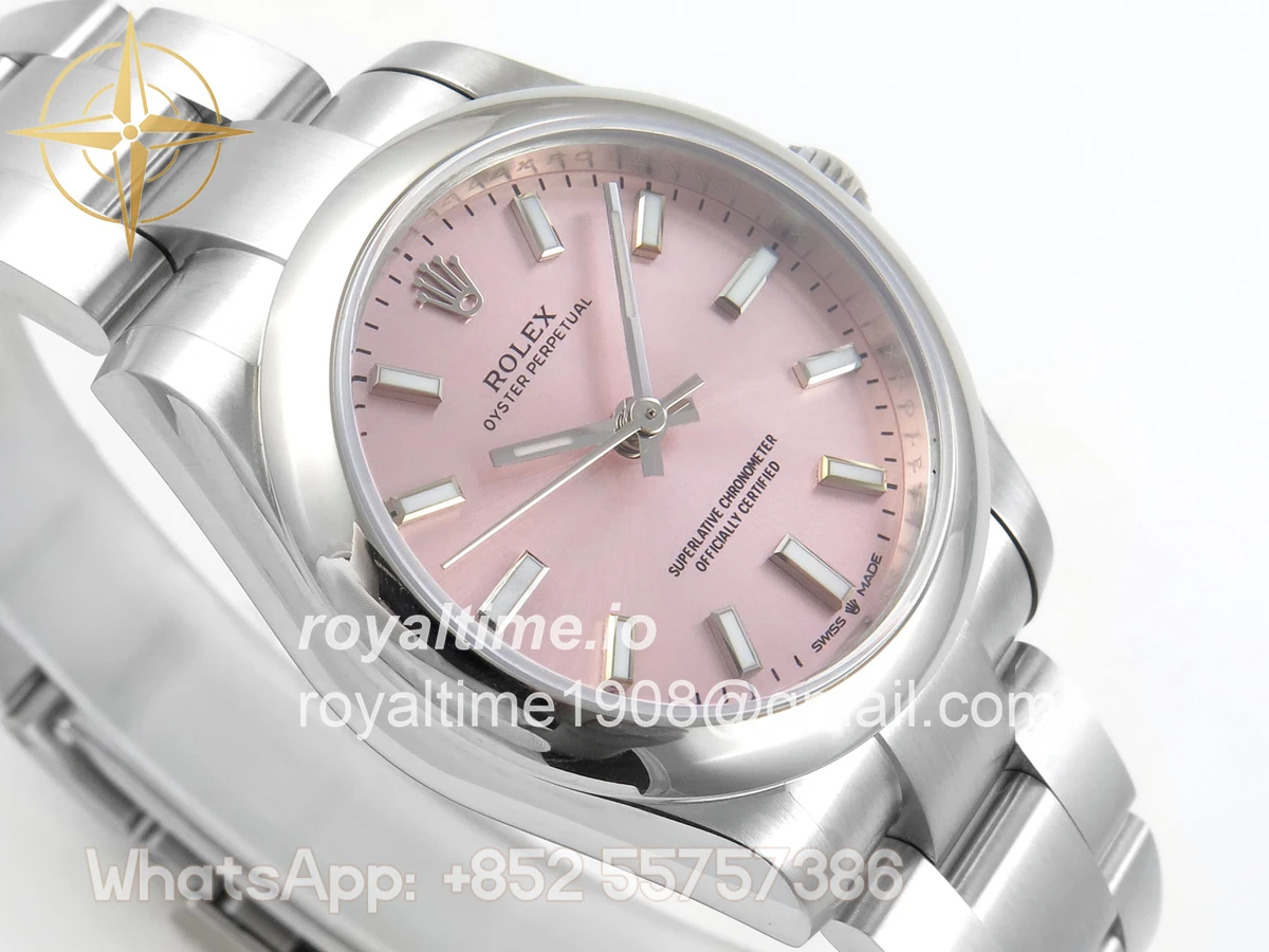 Rolex Oyster Perpetual 31mm 277200 DIWF Pink Dial on SS Bracelet A2232 - Image 6