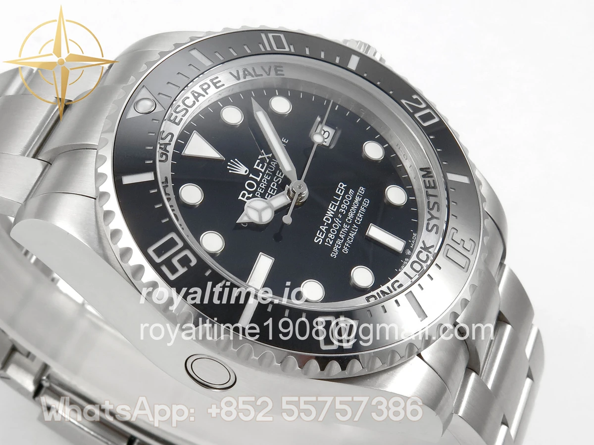 Rolex Sea-Dweller DEEPSEA 126660 QF 904L SS Case and Bracelet QF3235 - Image 6