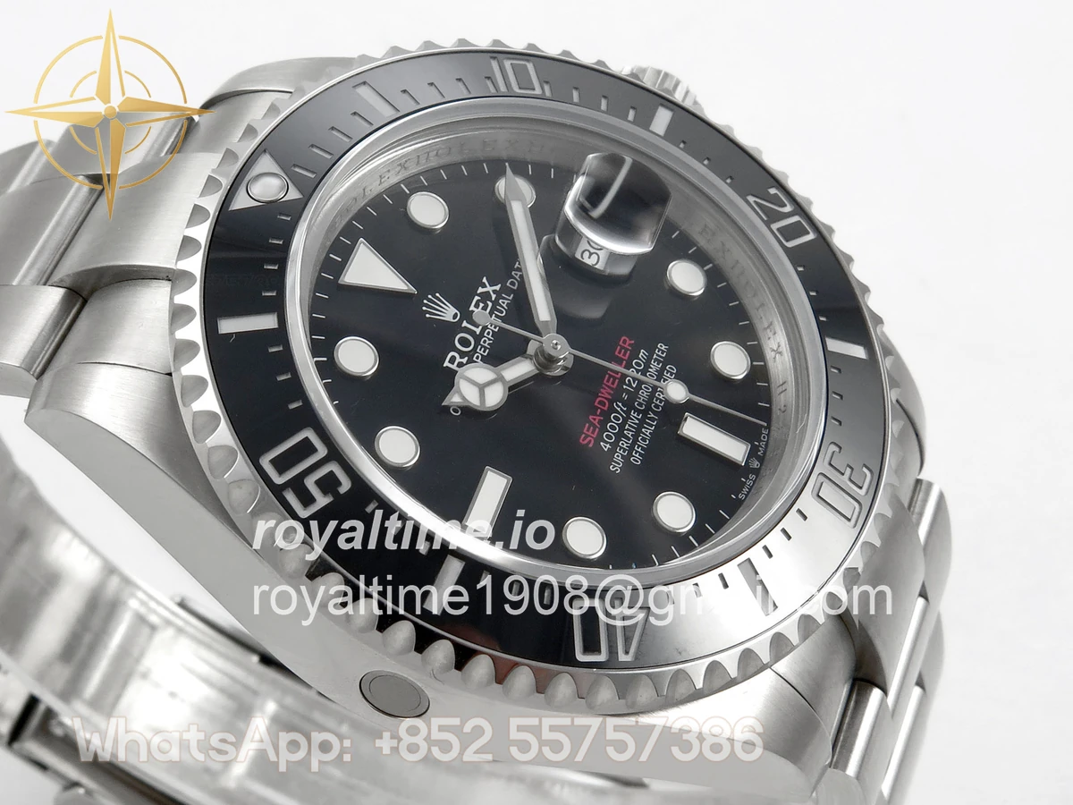 Rolex Sea-Dweller 126600 QF 904L SS Case and Bracelet QF3235 - Image 6