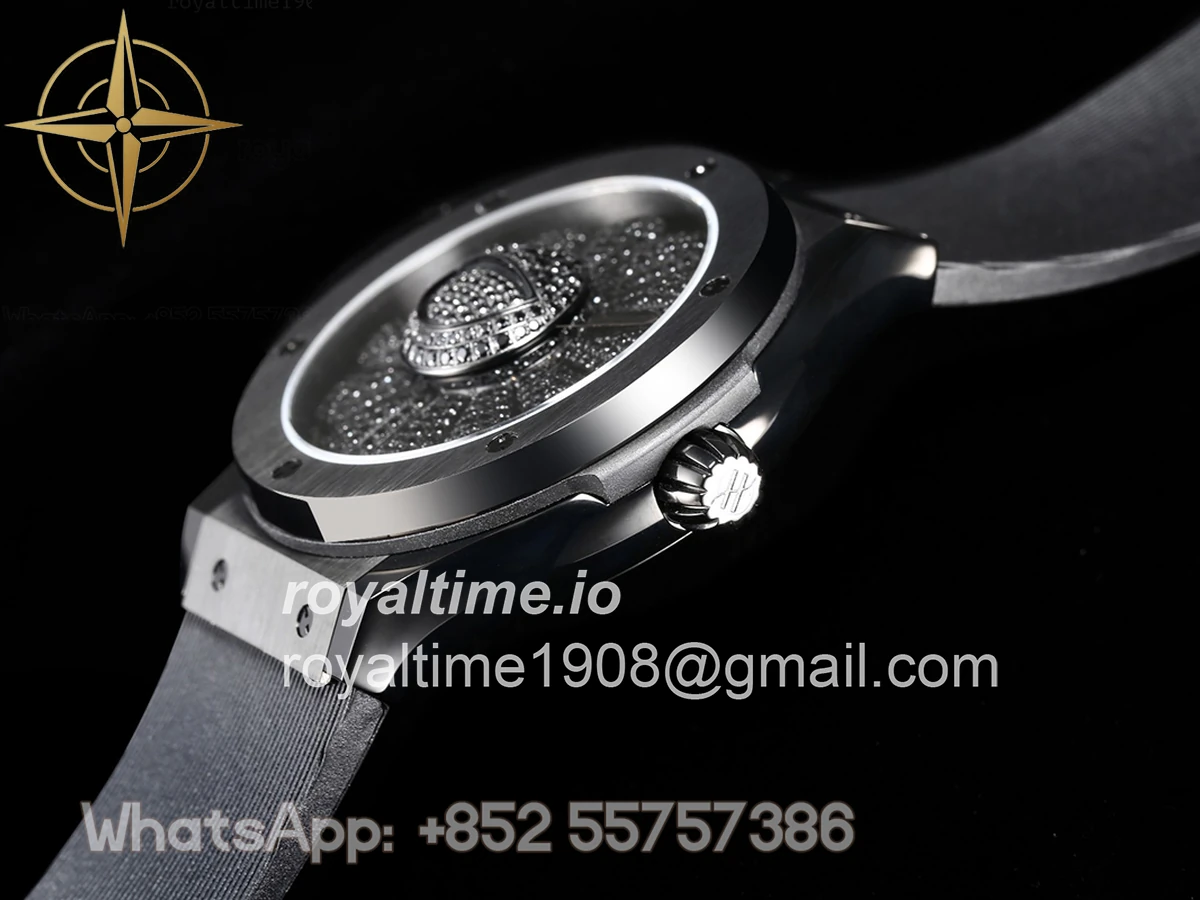 Hublot Classic Fusion Takashi Murakami 45mm Sunflower Dial on Rubber Strap - Image 6