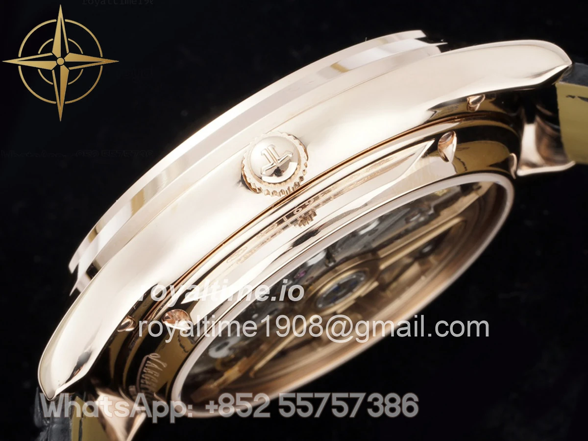 Jaeger-LeCoultre Master Control Tourbillon White Dial in Rose Gold - Image 6