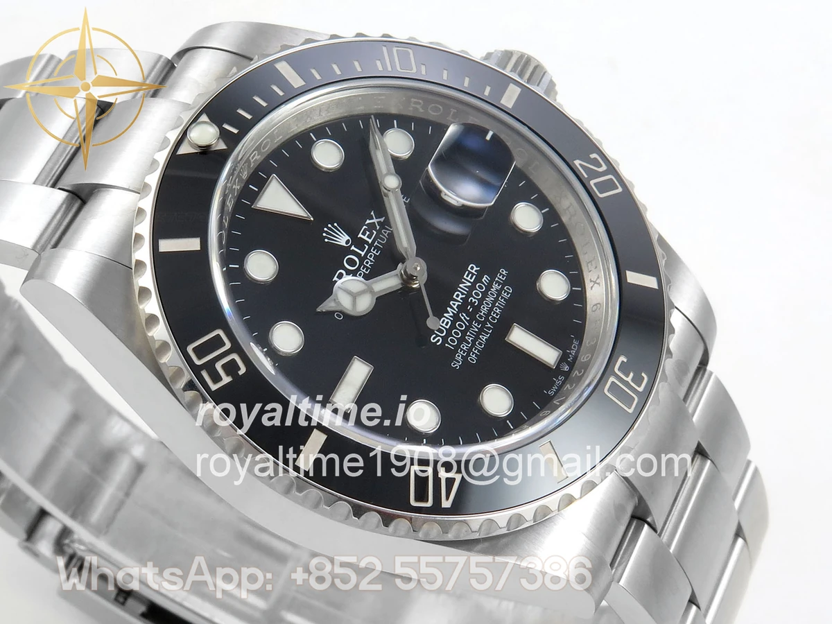 Rolex Submariner 41mm 126610 LN Black SCF 904L SS Case and Bracelet DD3235 - Image 6