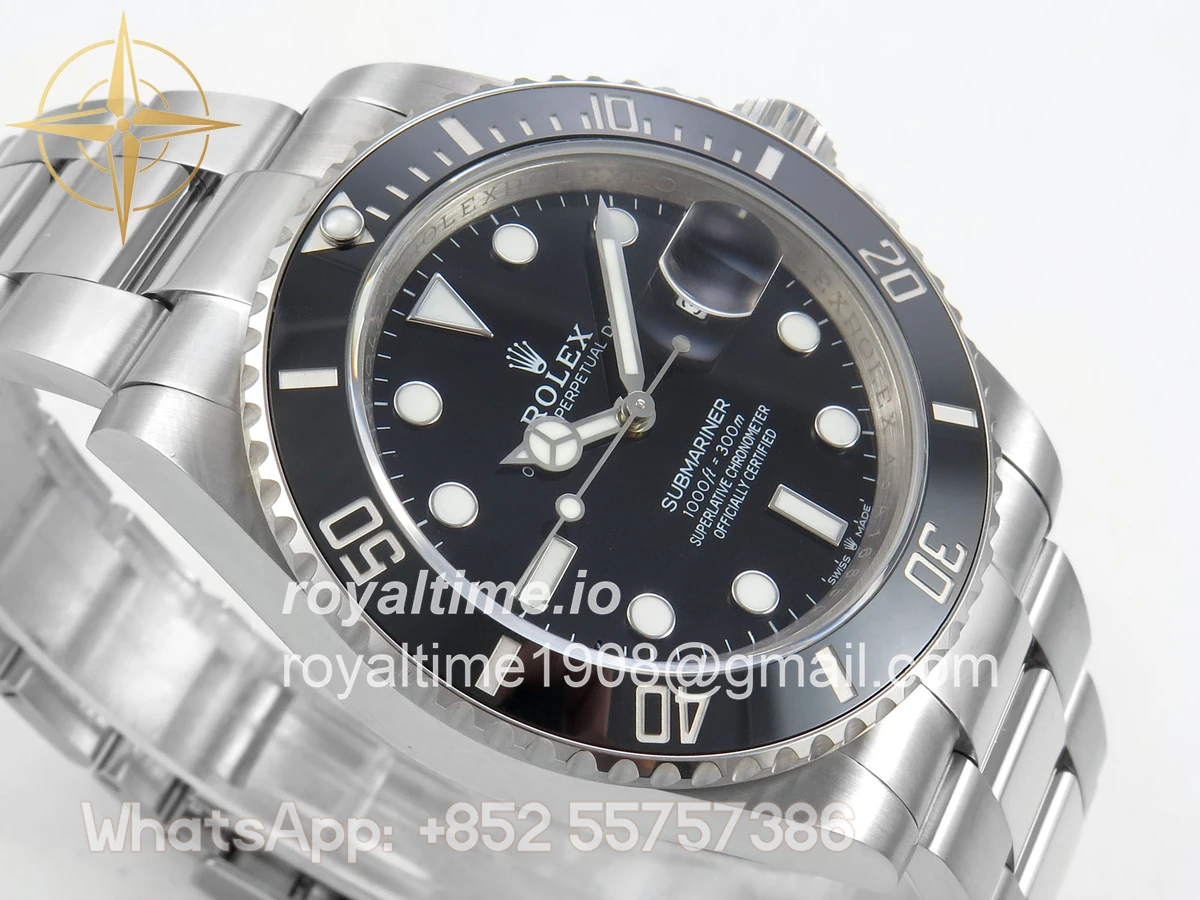 Rolex Submariner 41mm 126610 LN QF Black Dial on SS Bracelet QF3235 - Image 6