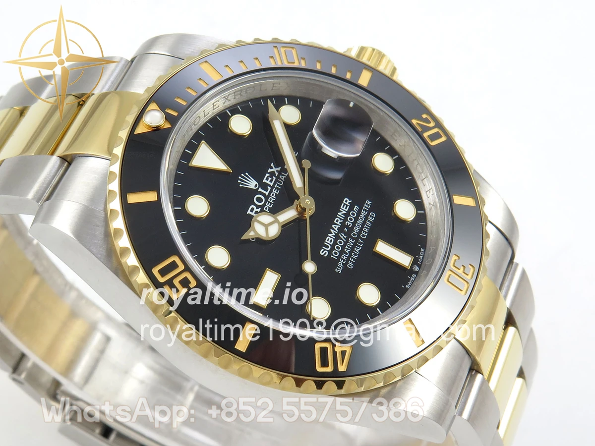 Rolex Submariner 41mm 126613 LN QF Black Dial on SS/YG Bracelet QF3235 - Image 6