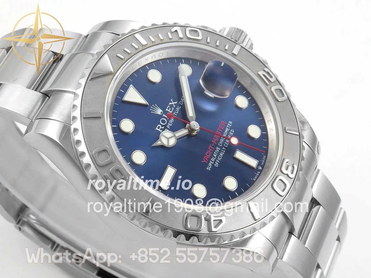 Rolex Yacht-Master 126622 904L Steel QF Blue Dial on SS Bracelet QF3235 - Image 6
