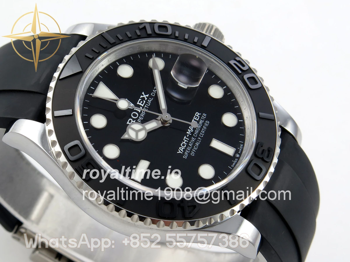 Rolex Yacht-Master 42mm 226659 SS QF on Oysterflex Strap JH3235 V18 (Free Sprung) Weighted 171g - Image 6