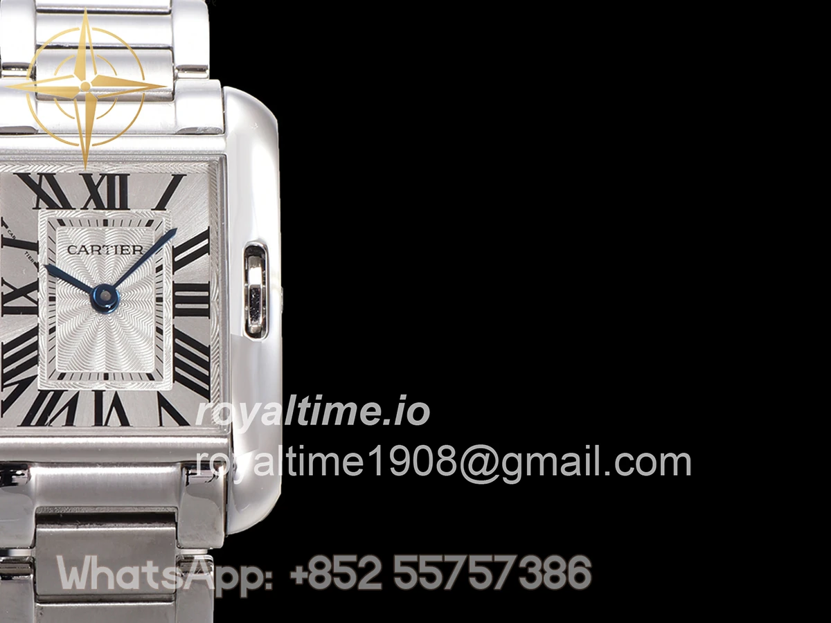 Cartier Tank Anglaise 30.2mm White Dial in Steel - Image 6