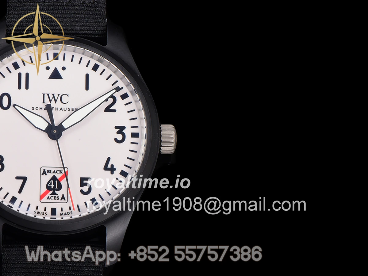 IWC Pilot’s Watch IW326905 Automatic 41 Black Aces - Image 6