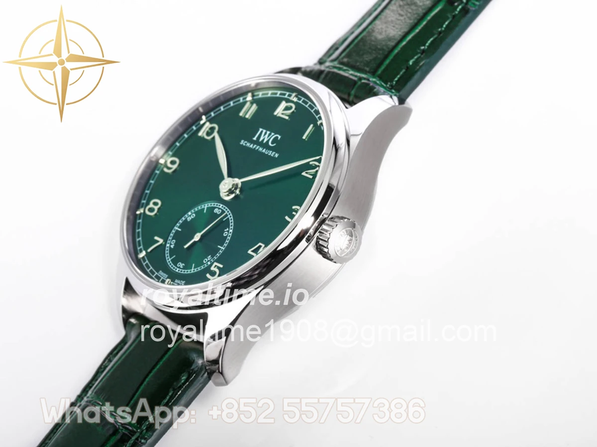 IWC Portugieser Automatic 40 IW358310 Green Dial in Steel - Image 6