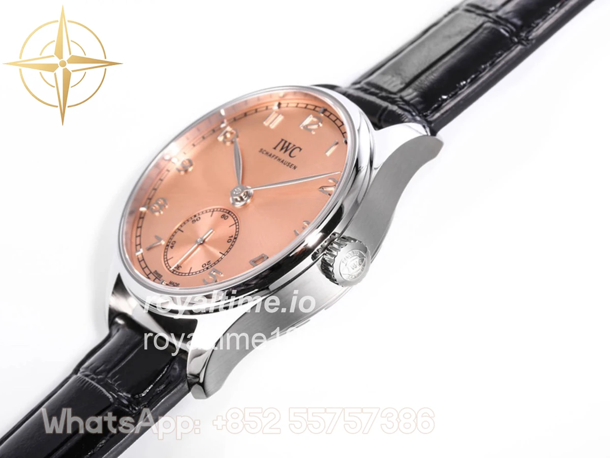 IWC Portugieser Automatic 40 IW358313 Pink Dial in Steel - Image 6