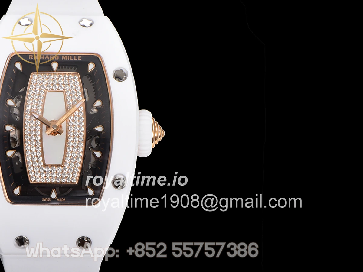 Richard Mille RM 007 Automatic Ladies White Ceramic White Lips - Image 6