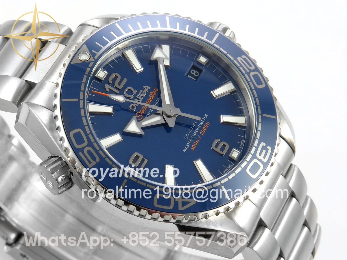 Omega Seamaster 39.5mm VSF Blue Dial on SS Bracelet VS8800 V4 - Image 6