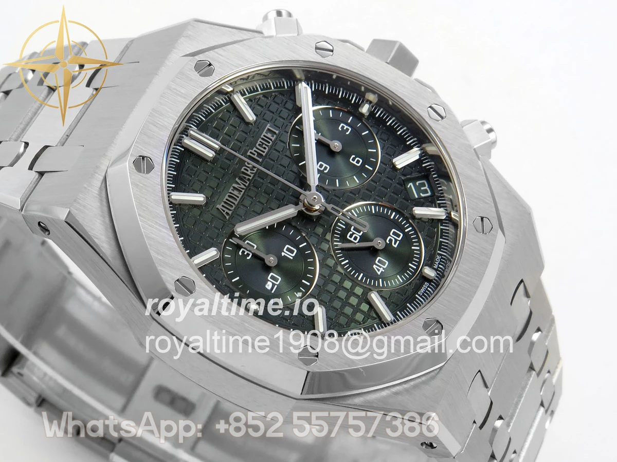 Audemars Piguet Royal Oak Chrono 26240 SS DDSF Black Dial on SS Bracelet DD4401 - Image 6