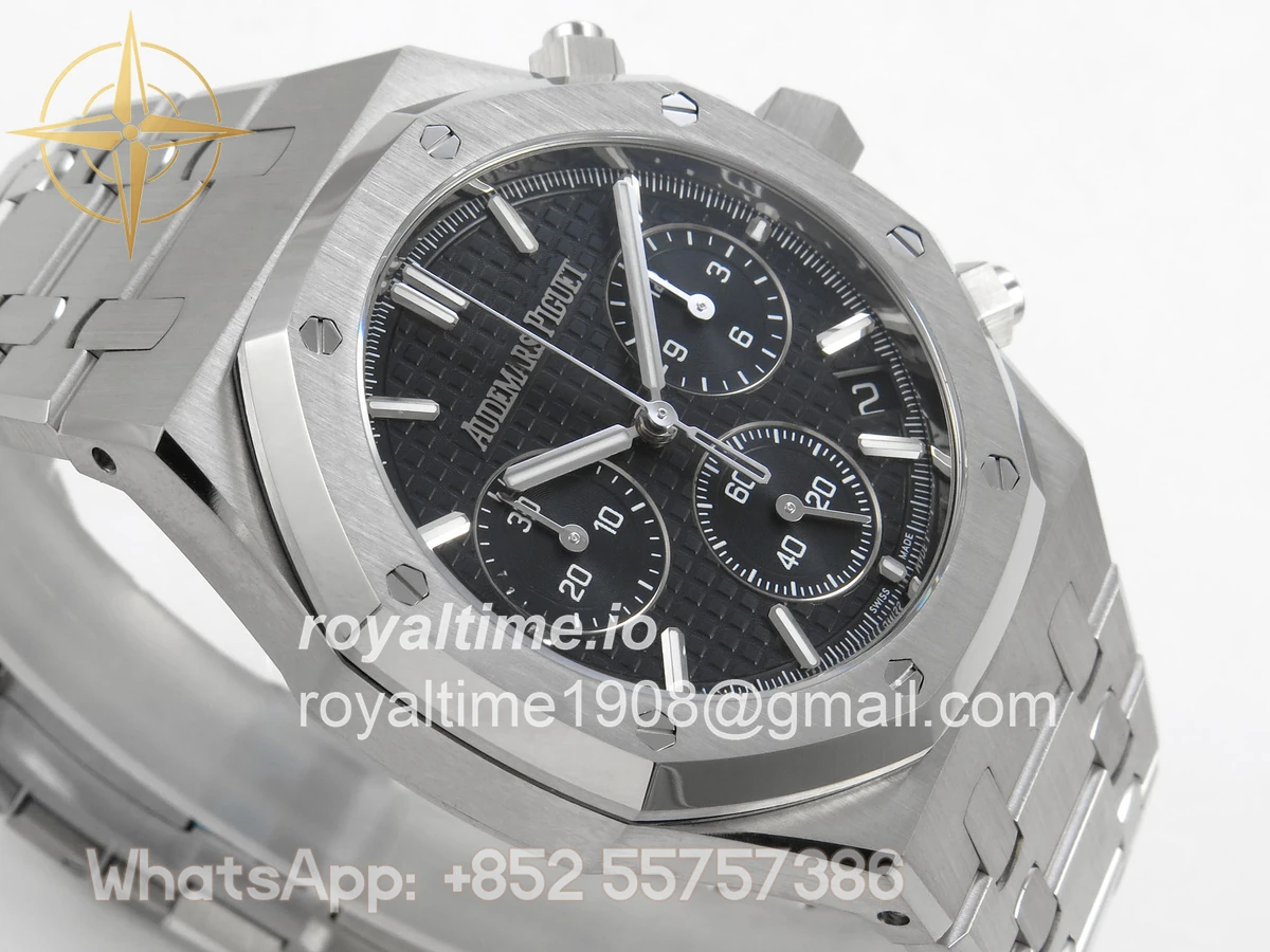 Audemars Piguet Royal Oak Chrono 26240 SS TOPF Black Dial on SS Bracelet SA4401 - Image 6
