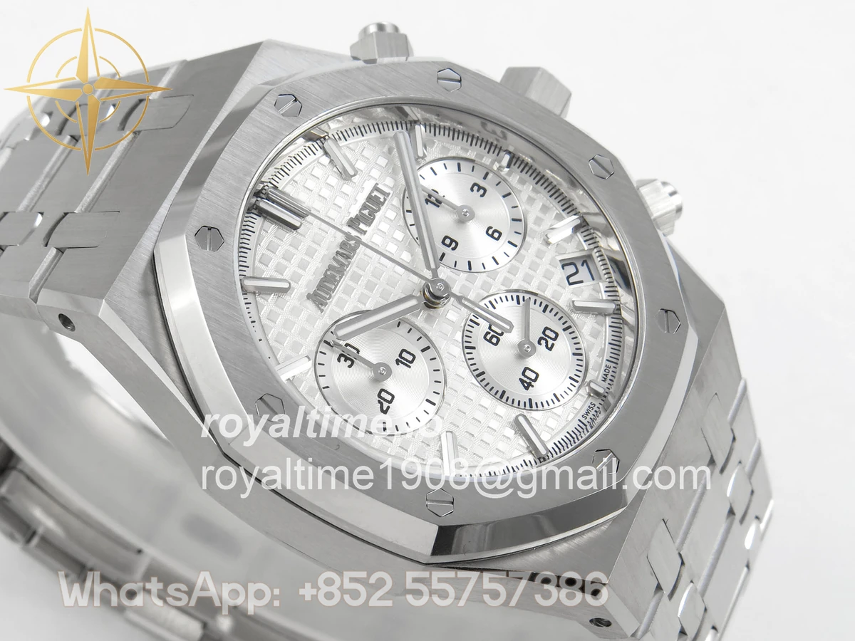 Audemars Piguet Royal Oak Chrono 26240 SS TOPF Sliver Dial on SS Bracelet SA4401 - Image 6