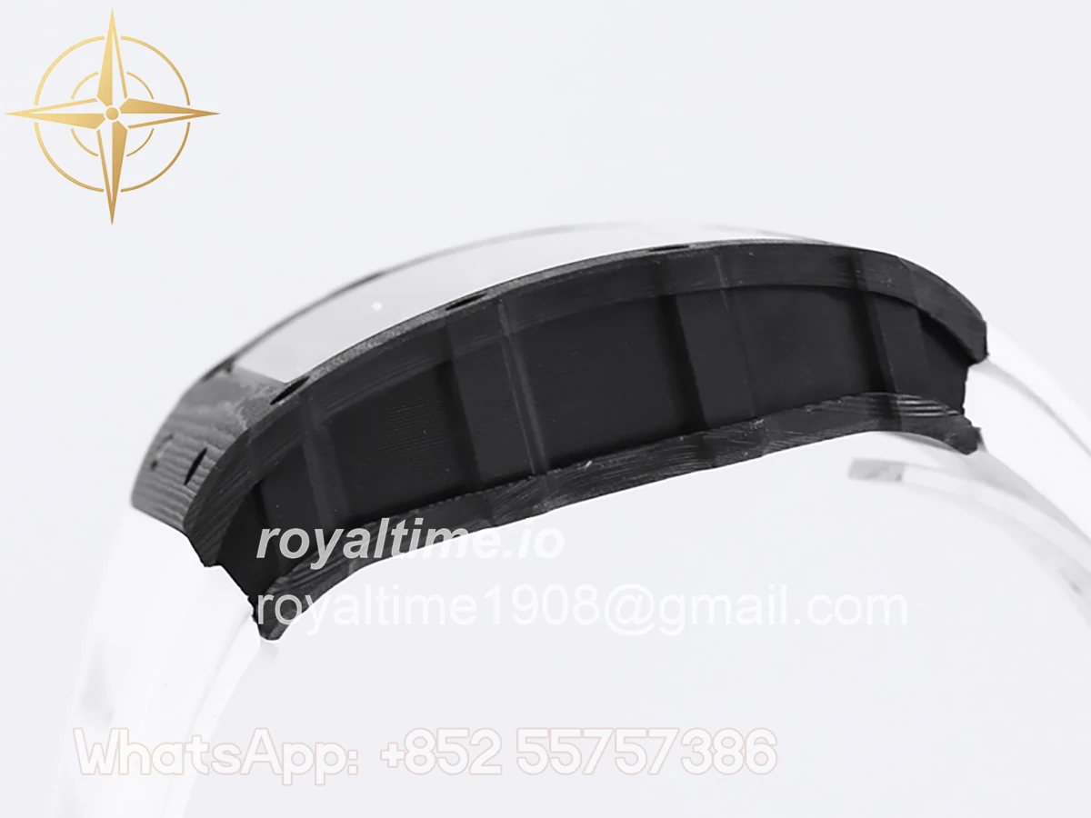 Richard Mille RM 035-01 Rafael Nadal NTPT Carbon White Rubber Strap - Image 7