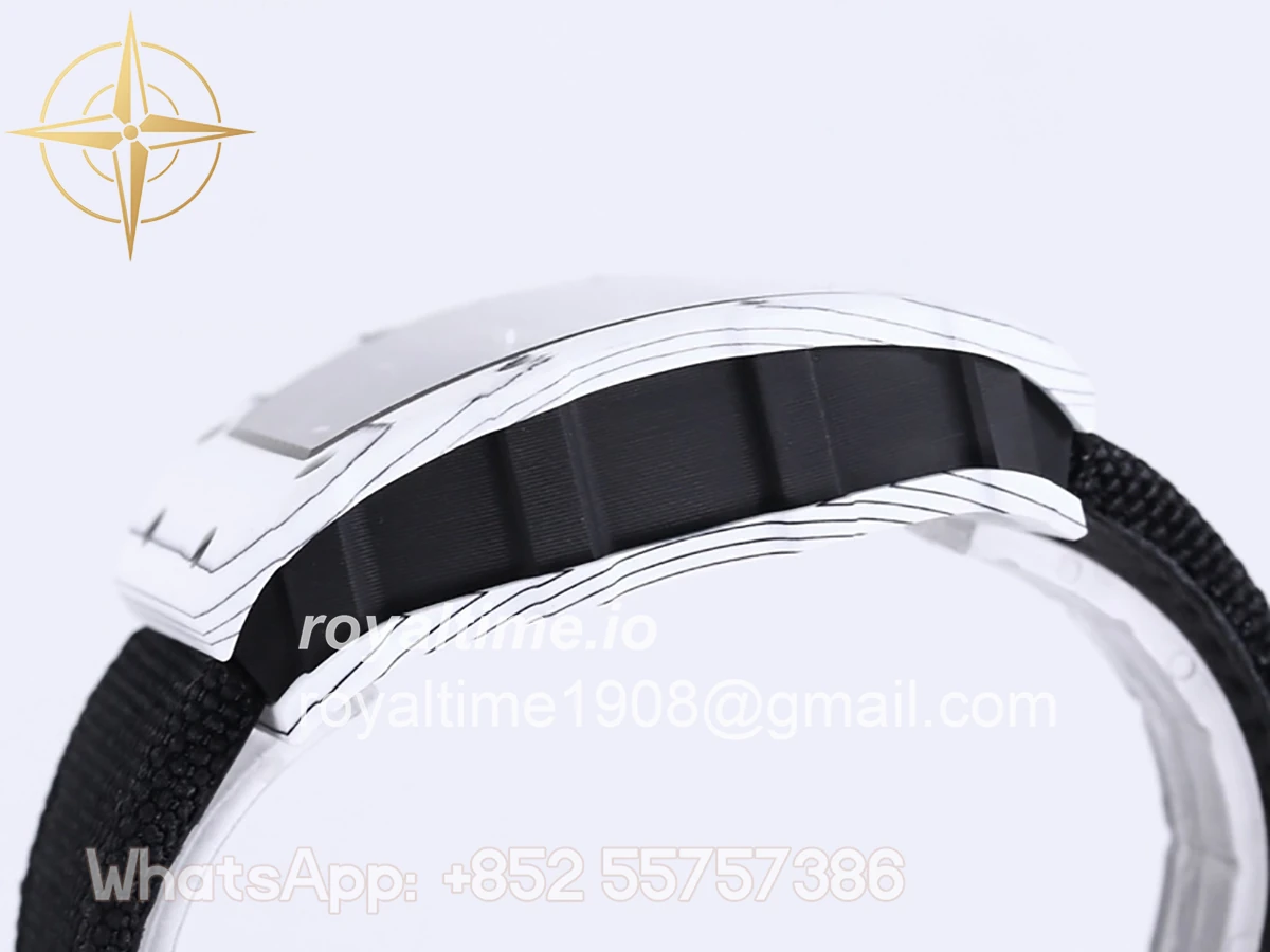 Richard Mille RM 035-01 Rafael Nadal White NTPT on Black Nylon Strap - Image 7