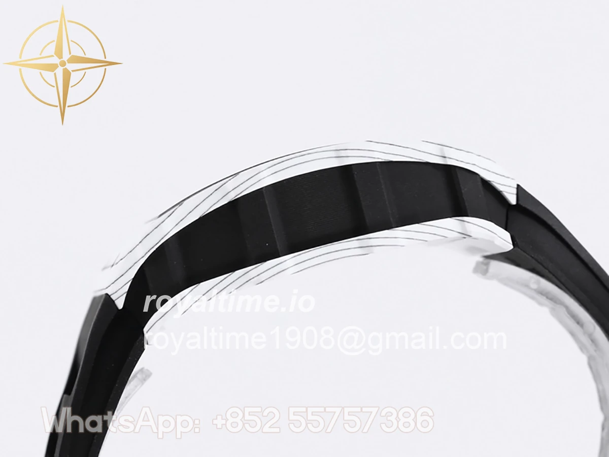 Richard Mille RM 035-01 Rafael Nadal White NTPT on Black Rubber Strap - Image 7