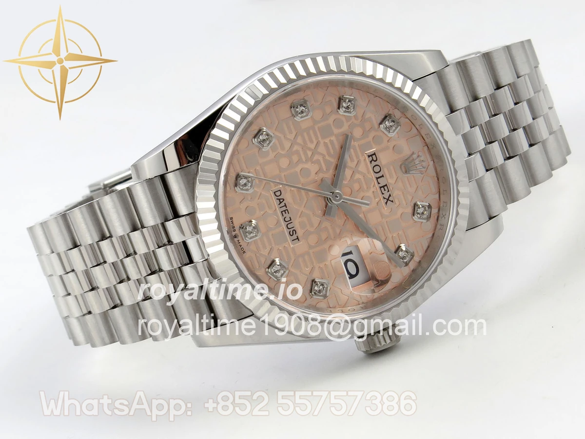 Rolex DateJust 36 SS 126234 ARF RG Computer Diamonds Dial on Jubilee Bracelet DD3235 - Image 7