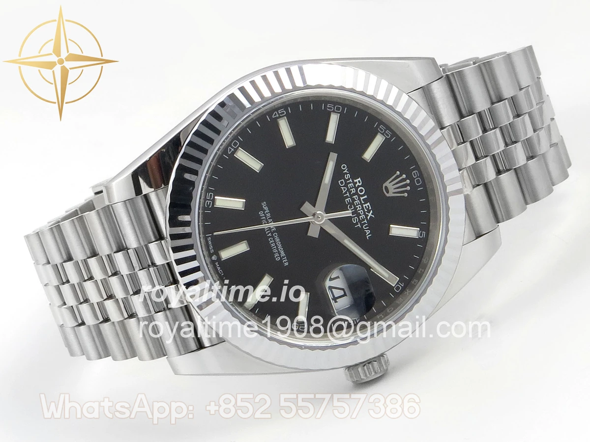 Rolex DateJust 41 126334 904L SS SCF Black Dial on Jubilee Bracelet VR3235 - Image 7