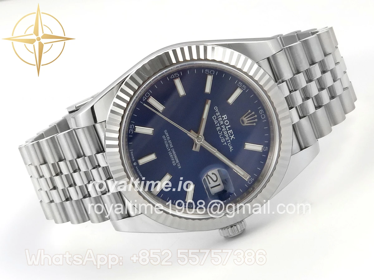 Rolex DateJust 41 126334 904L SS SCF Blue Dial on Jubilee Bracelet VR3235 - Image 7