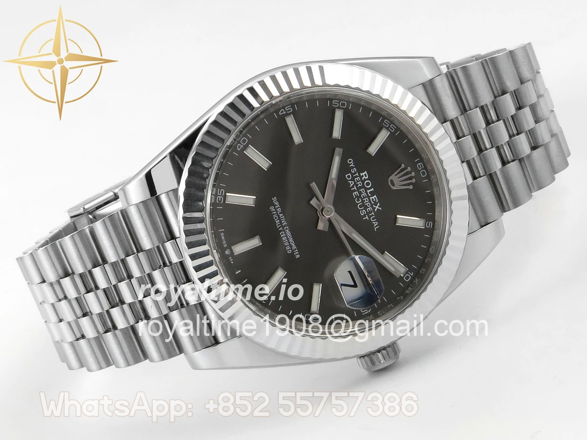 Rolex DateJust 41 126334 Clean Plus Gray Stick Dial on Jubilee Bracelet JH3235 (Free Sprung) Weighted 133g - Image 7