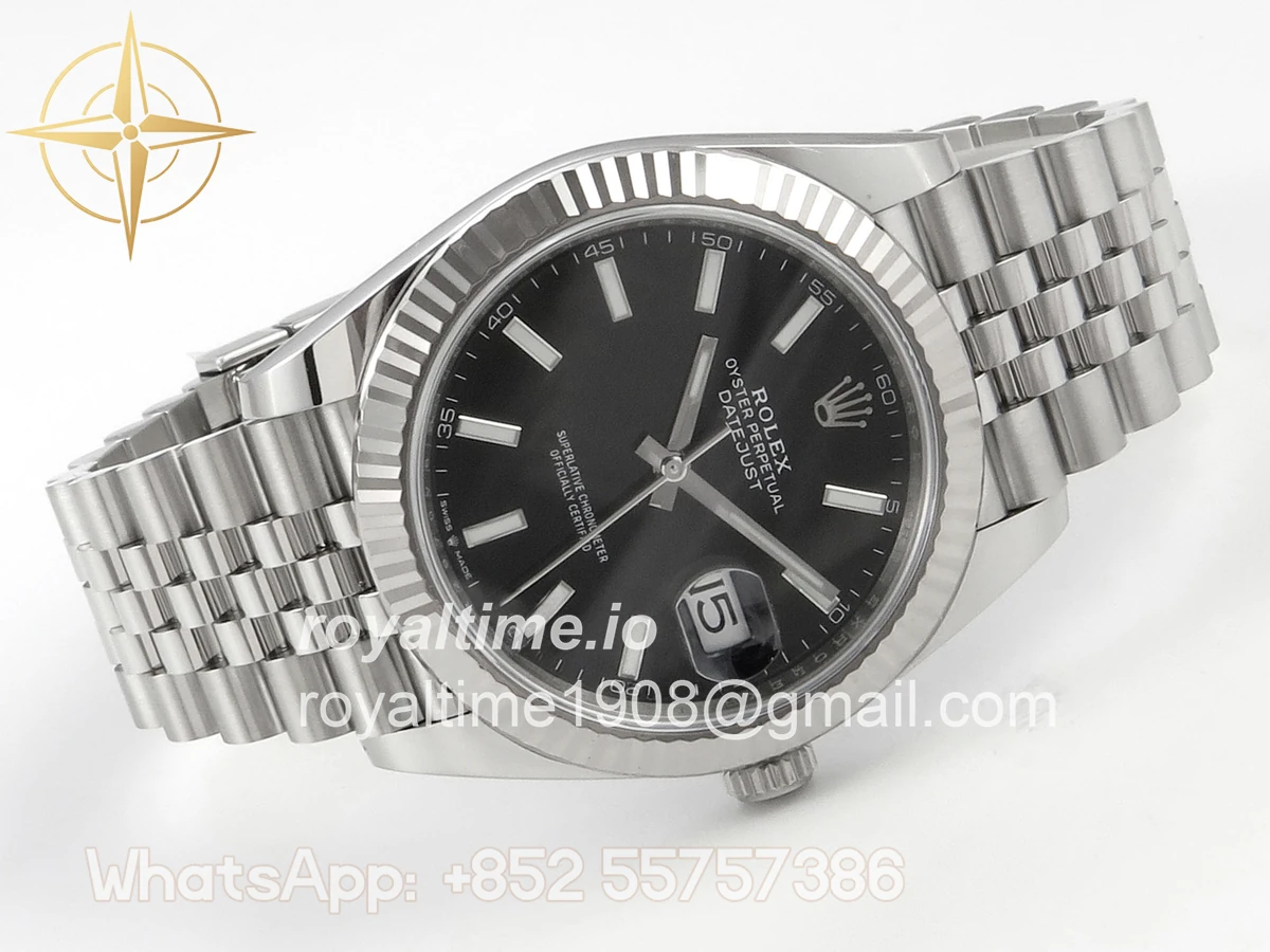 Rolex DateJust 41mm 126334 ARF Black Stick Dial on Jubilee Bracelet DD3235 - Image 7