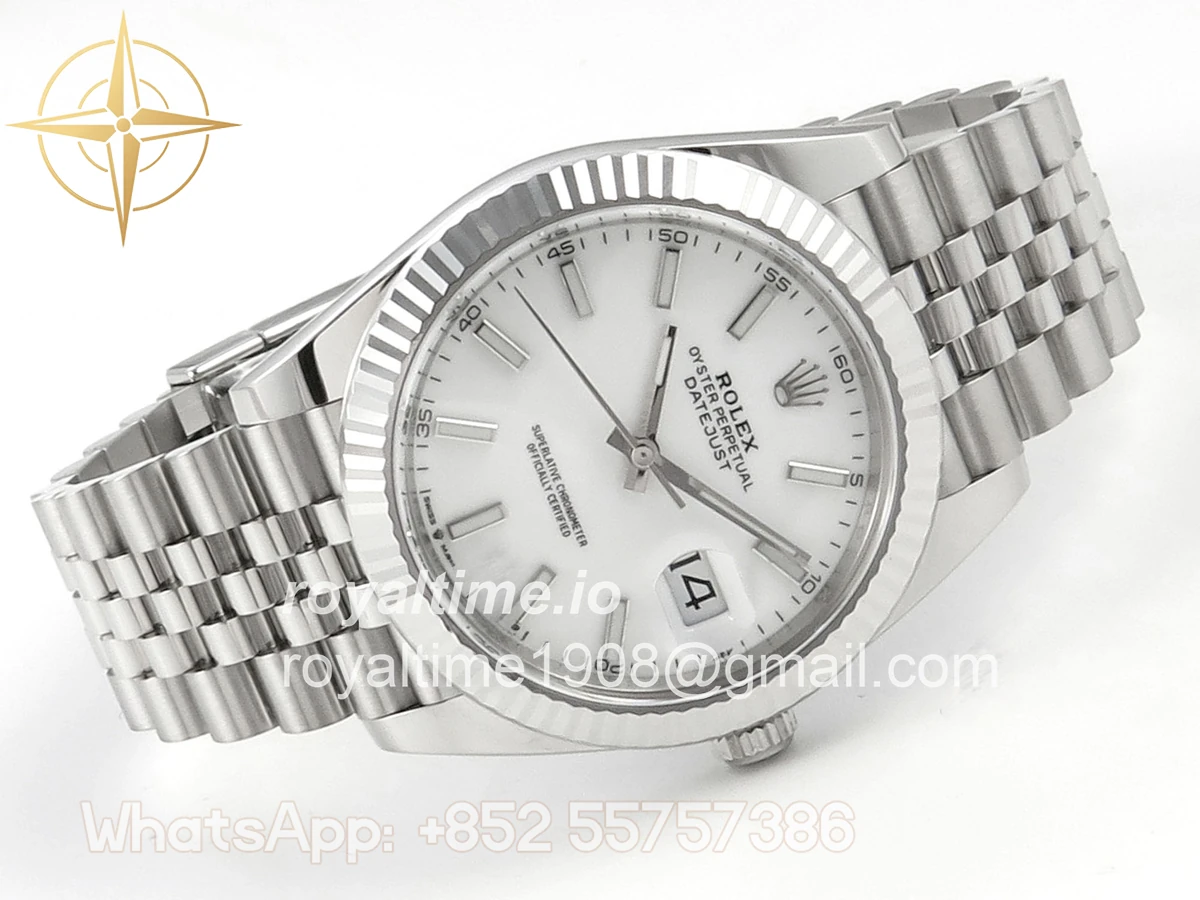 Rolex DateJust 41mm 126334 Clean Plus White Stick Dial on Jubilee Bracelet DD3235 - Image 7