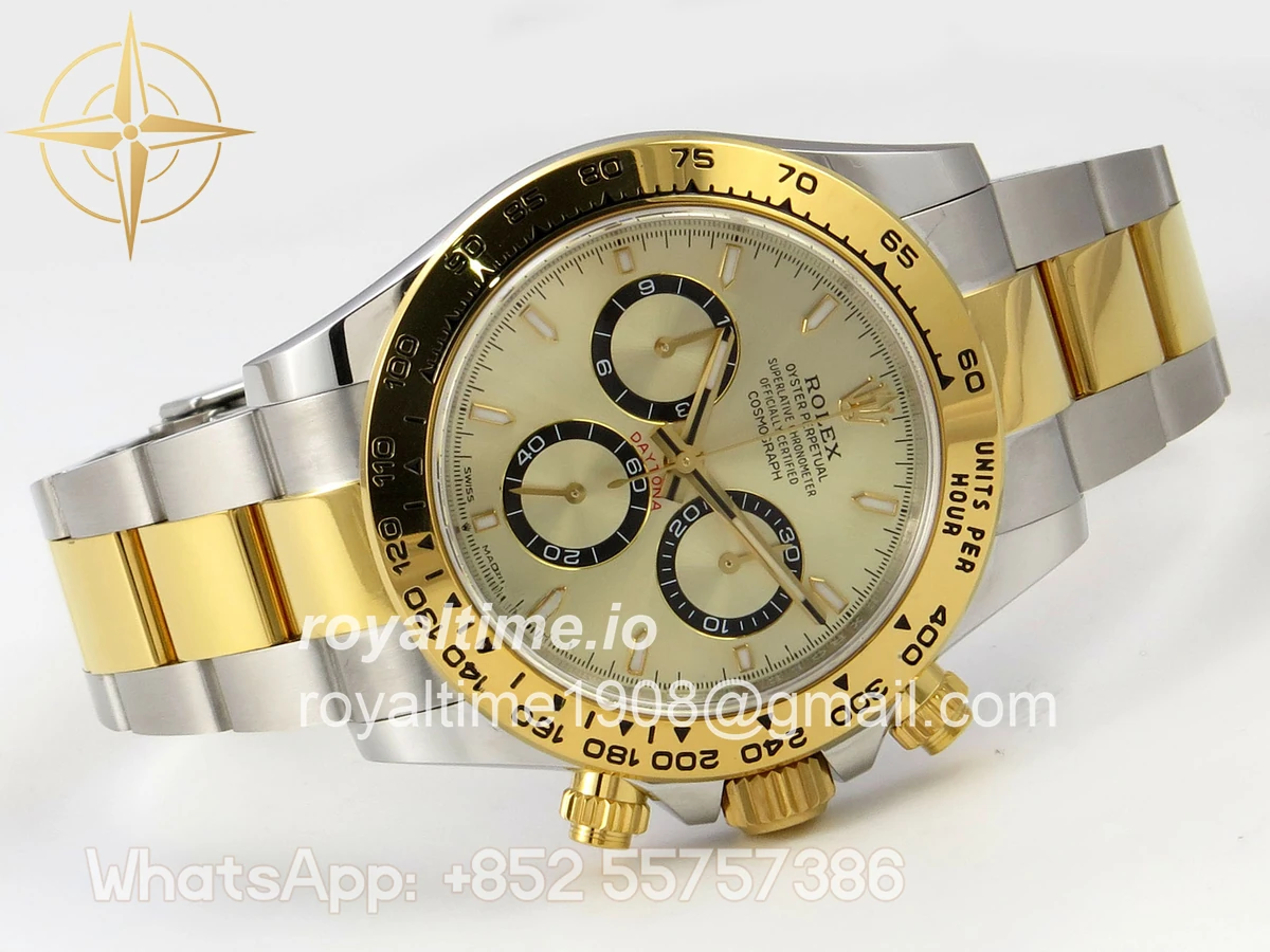 Rolex Daytona 126503 SS/YG UFO YG Dial on SS/YG Bracelet UF4131 (Free Sprung) - Image 7