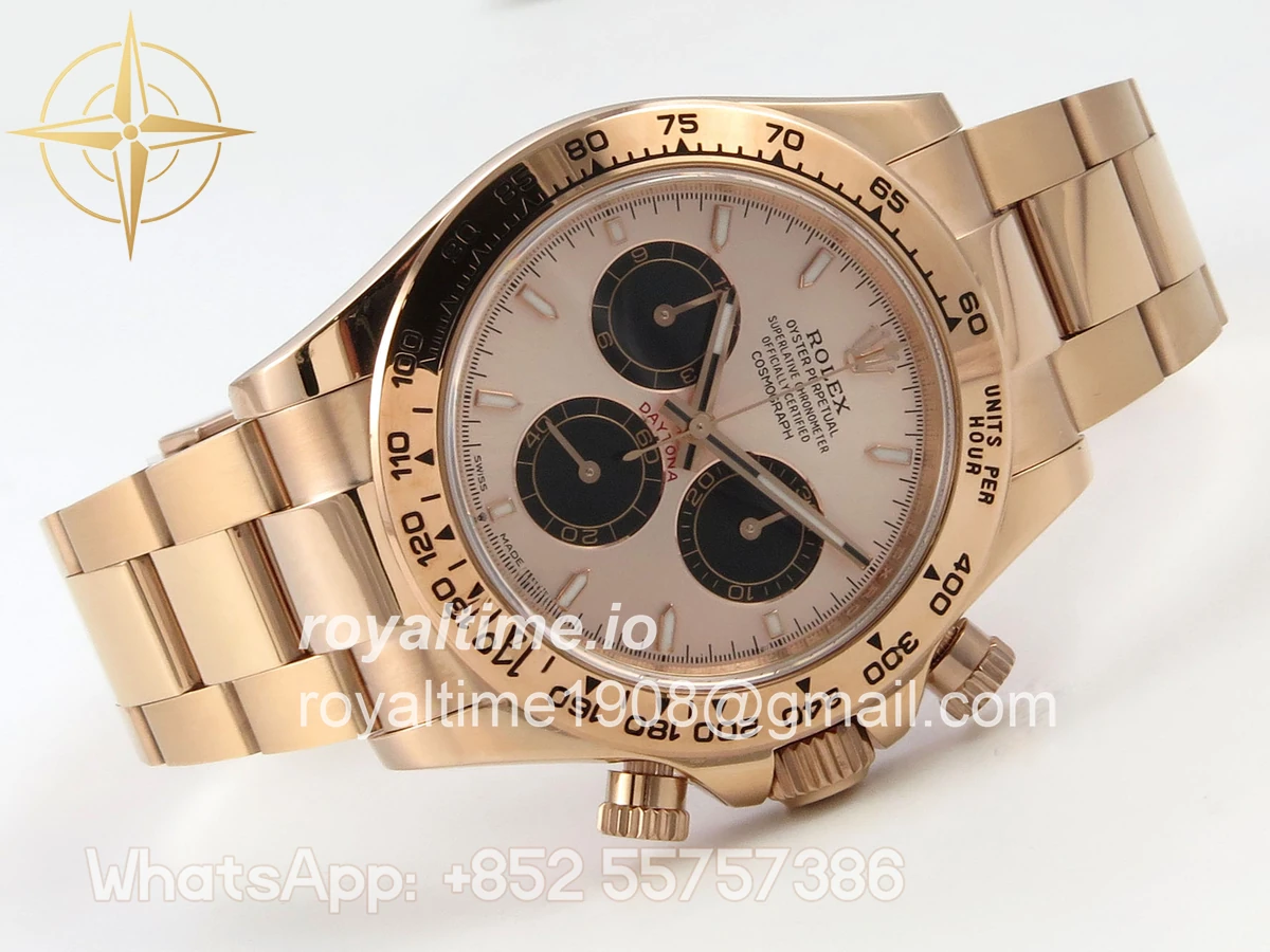 Rolex Daytona 126505 RG UFO RG/Black Dial on RG Bracelet UF4131 (Free Sprung) - Image 7