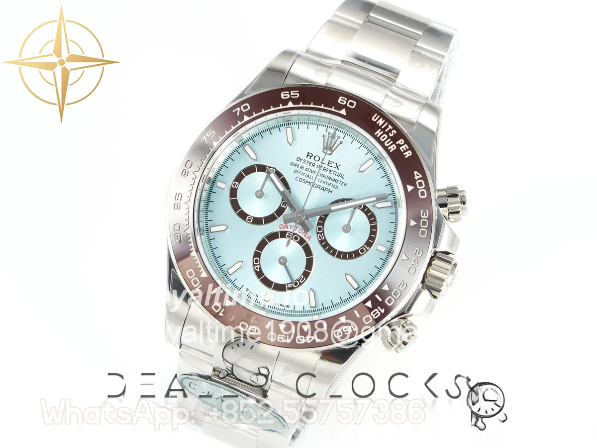 Rolex Daytona 126506 SS Clean Plus 904L Steel Ice Blue Dial on Oysterflex Strap DD4131 - Image 7