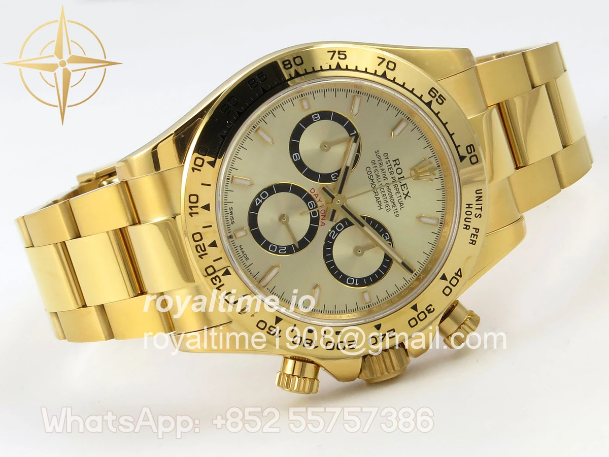 Rolex Daytona 126508 YG UFO YG Dial on YG Bracelet UF4131 (Free Sprung) - Image 7