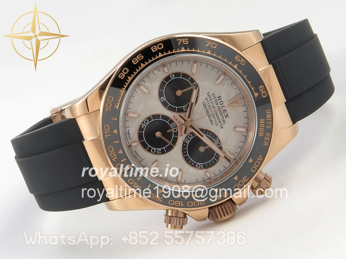 Rolex Daytona 126515 UFO Meteorite Stick Dial on Oysterflex Strap UF4131 - Image 7
