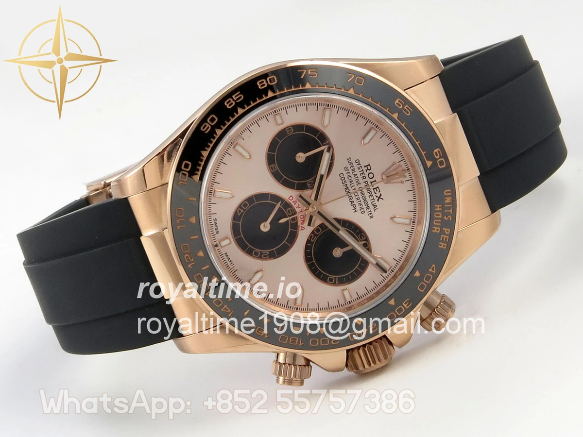 Rolex Daytona 126515 UFO RG/Black Dial on Oysterflex Strap UF4131 - Image 7