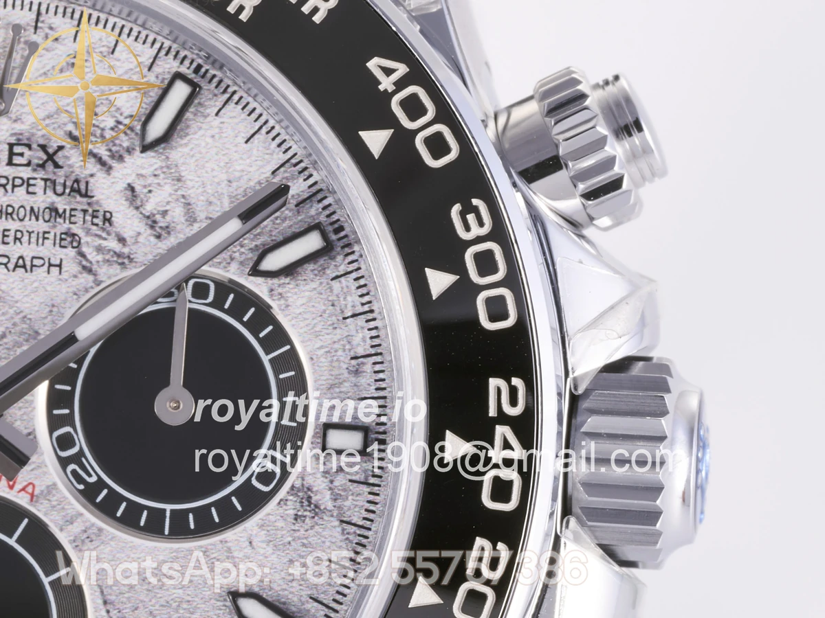Rolex Daytona 126519 3BF Real Meteorite Dial Sticks Markers on Oysterflex Strap Weighted 160g - Image 7