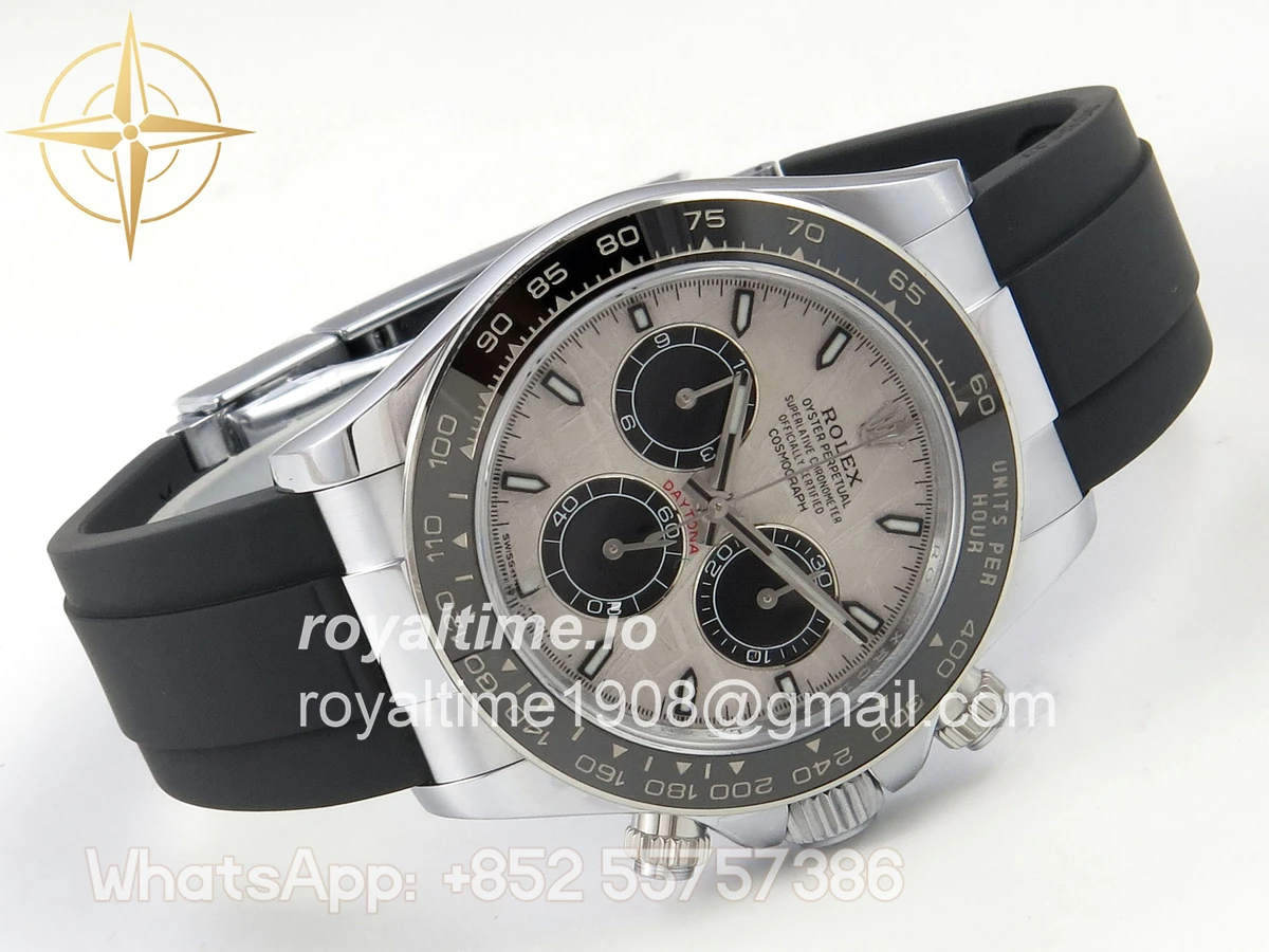 Rolex Daytona 126519 SS UFO 11:1 904L Steel Meteorite Dial on SS Bracelet UF4131 (Free Sprung) - Image 7