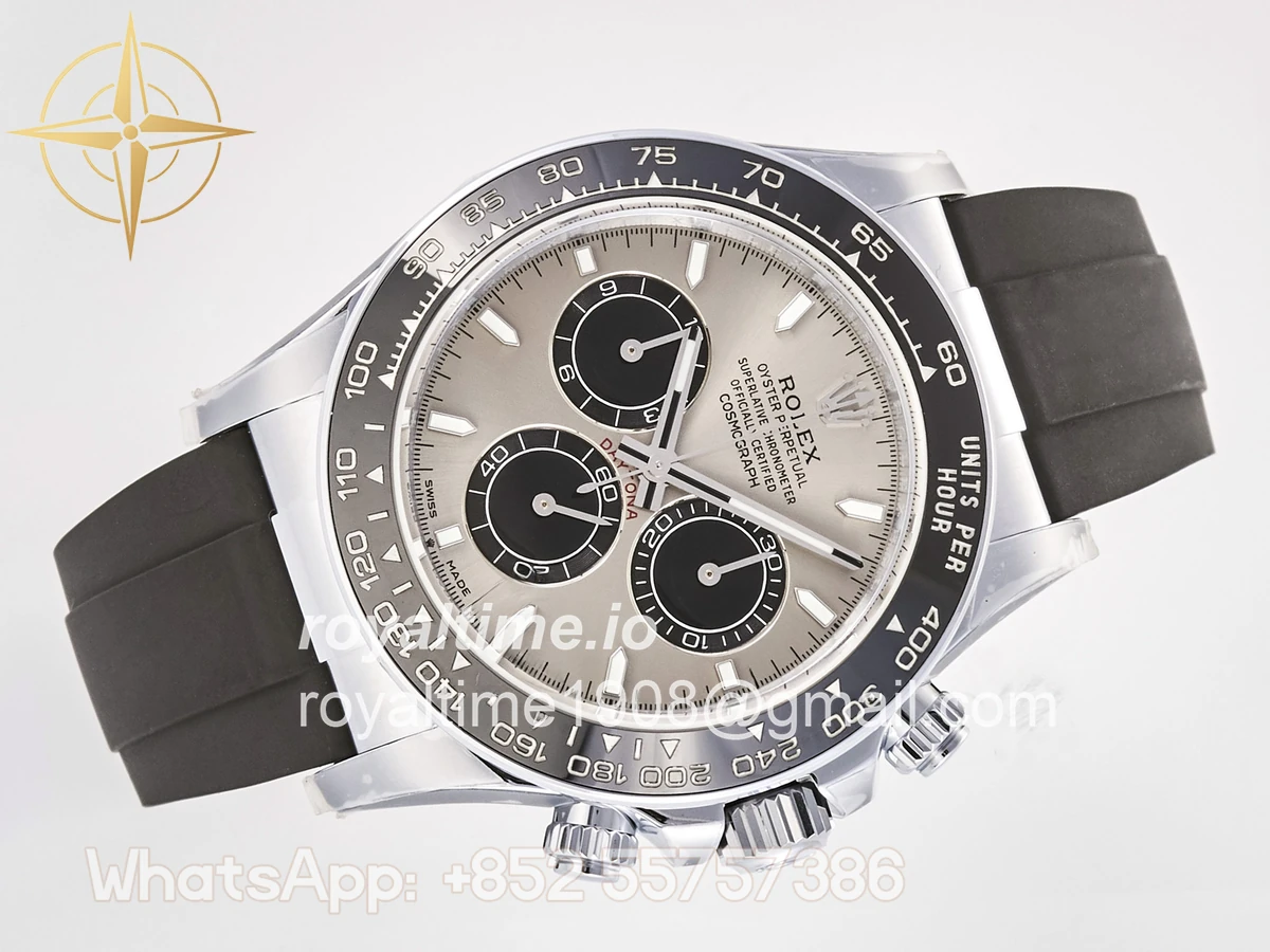 Rolex Daytona 126519 TMF Gray/Black Dial on Oysterflex Strap DD4131 - Image 7