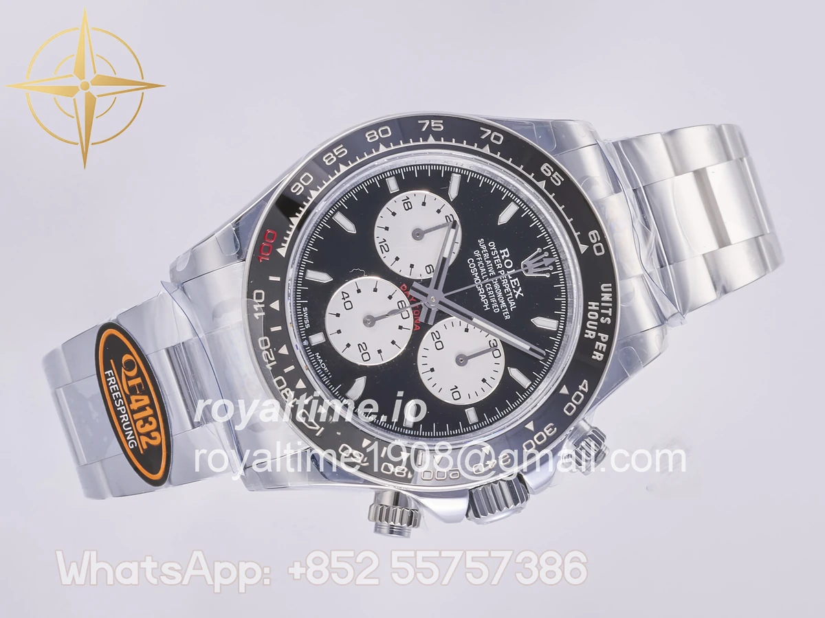 Rolex Daytona 126529 LN Le Mans QF on SS Bracelet JH4132 Free Sprung (Weighted) 175g - Image 7