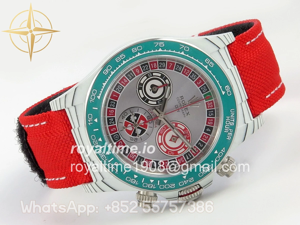 Rolex Daytona DIW White Carbon "LUCKY PLAYER QF" DIWF DD4801 - Image 7