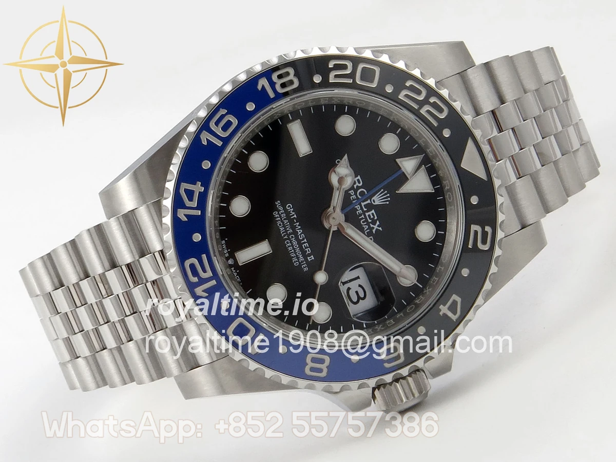 Rolex GMT-Master II 126710 BLNR 904L Steel RF on Jubilee Bracelet JH3285 (Free Sprung) - Image 7