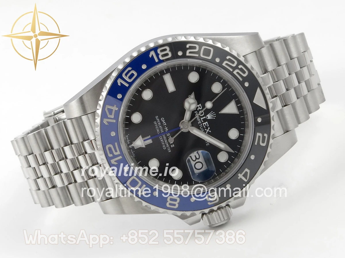Rolex GMT-Master II 126710 BLNR 904L Steel SCF Black Dial on Jubilee Bracelet SH3285 CHS - Image 7