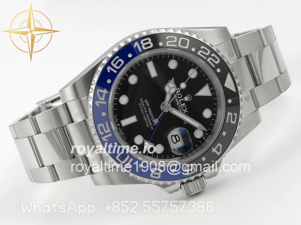 Rolex GMT-Master II 126710 BLNR 904L Steel SCF Black Dial on Oyster Bracelet SH3285 CHS - Image 7