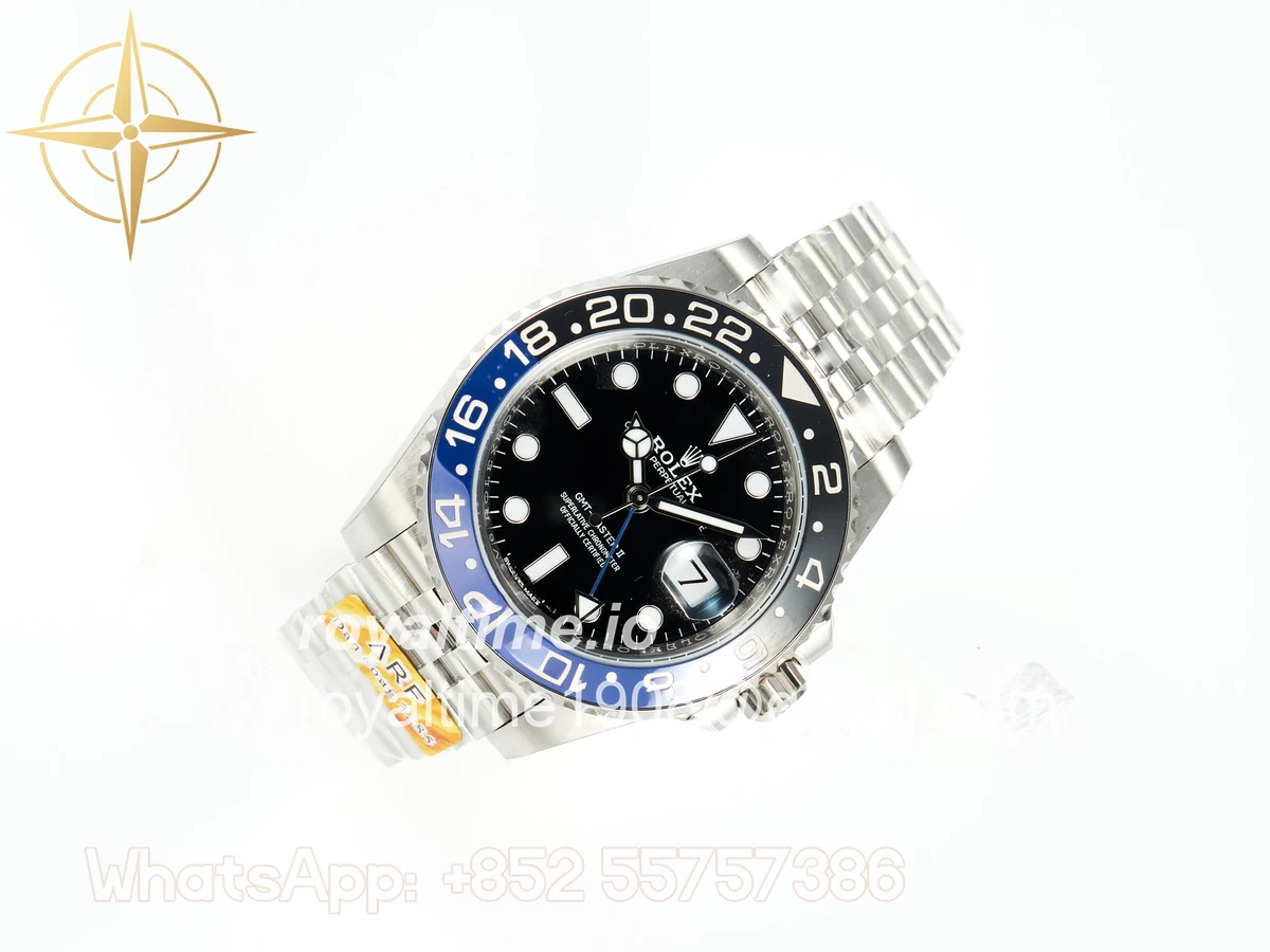 Rolex GMT-Master II 126710 BLNR Black/Blue Ceramic ARF on Jubilee Bracelet DD3285 CHS V3 - Image 7