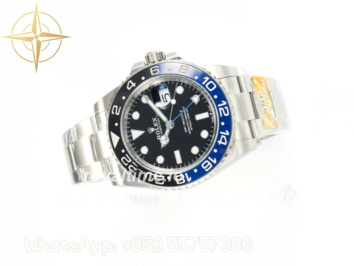 Rolex GMT-Master II 126710 BLNR Black/Blue Ceramic ARF on Oyster Bracelet DD3285 CHS V3 - Image 7