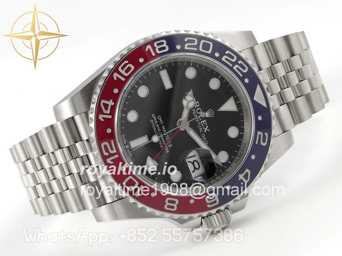 Rolex GMT-Master II 126710 BLRO 904L Steel ERF on Jubilee Bracelet JH3285 (Free Sprung) - Image 7